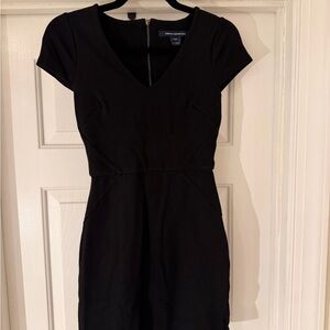 French Connection Bodycon Black Dress - Sz XS